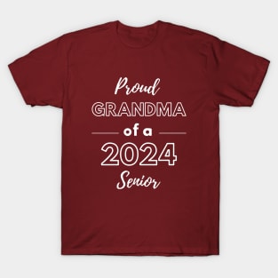 Proud Grandma Of a 2024 Senior Graduation T-Shirt